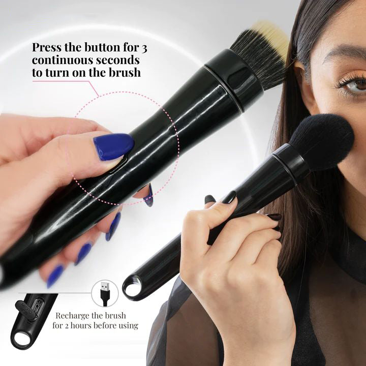 Popular Makeup Tools Portable Travel Cosmetic Electric Handle Makeup Brushes Blush Powder Foundation Single Makeup Brush – view 5 of 7 | My Dressing Room
