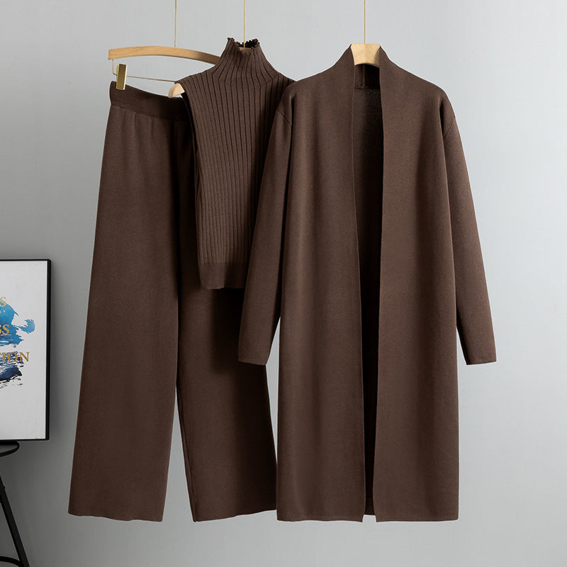 3-Piece Knit Vest, Cardigan & Pants Set – view 7 of 11 | My Dressing Room