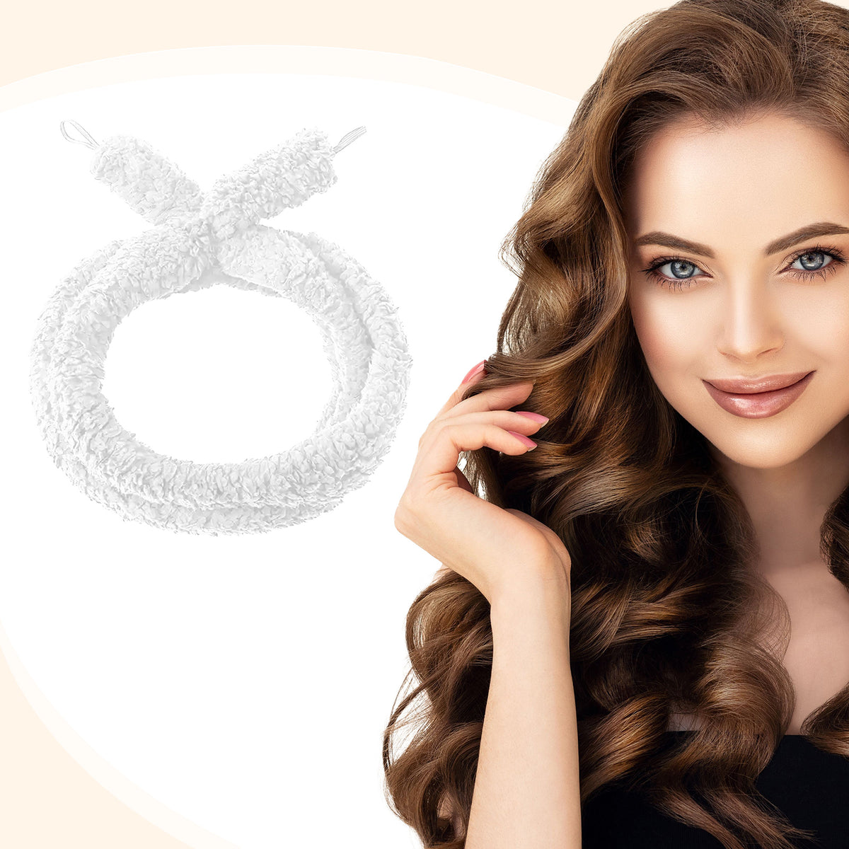 Satin Heatless Curling Rod with Scrunchies - view 5
