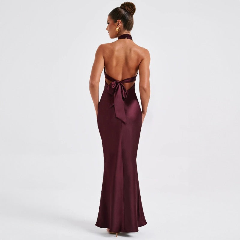 Backless Lace-Up Long Dress – view 4 of 7