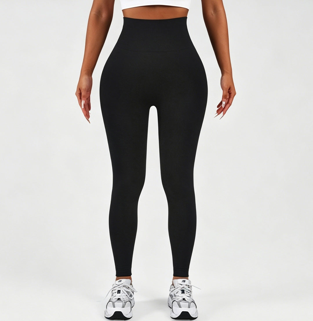 High-Waist Tummy Control Yoga Leggings – view 3 of 9 | My Dressing Room