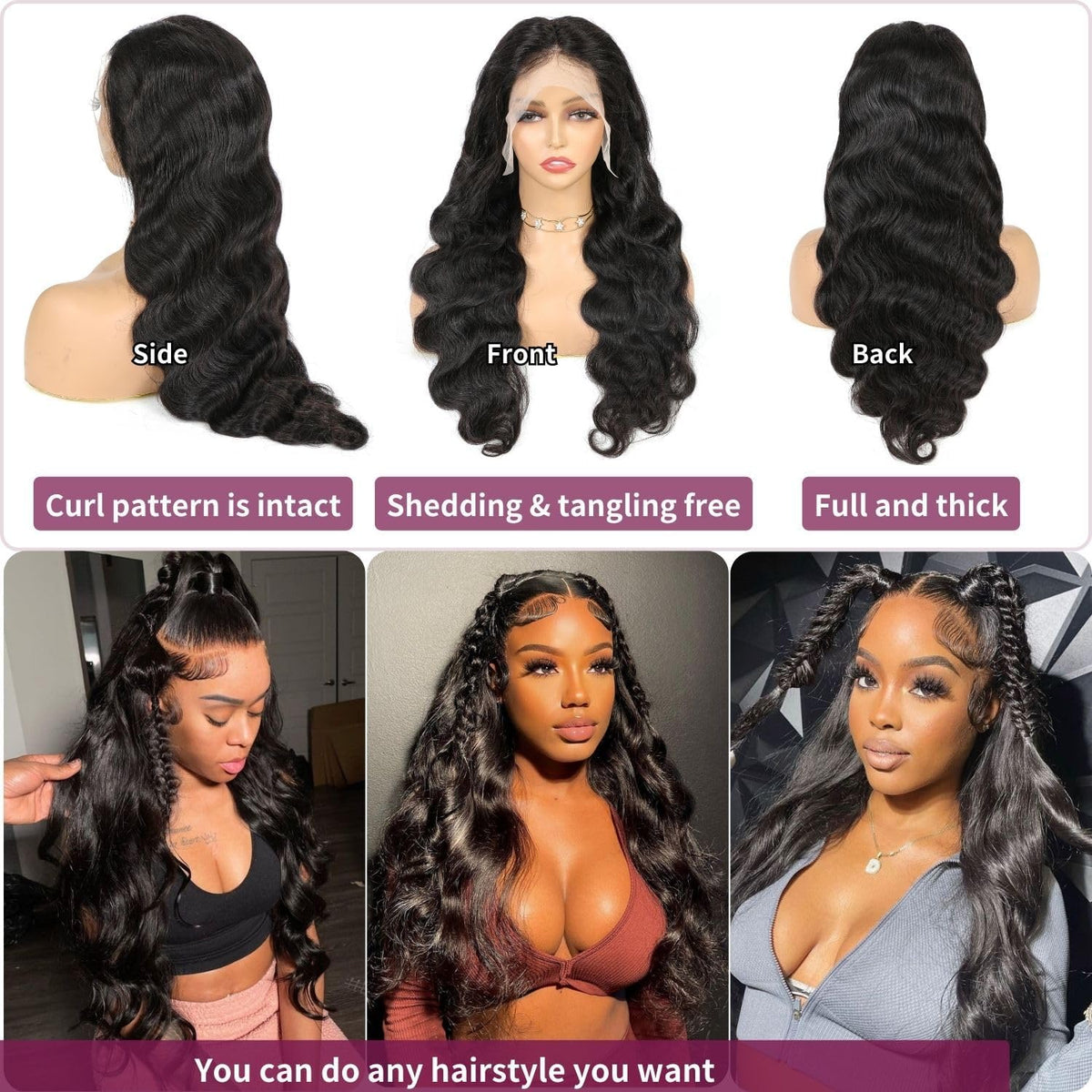 Body Wave 13x6 Lace Front Wig – view 3 of 10