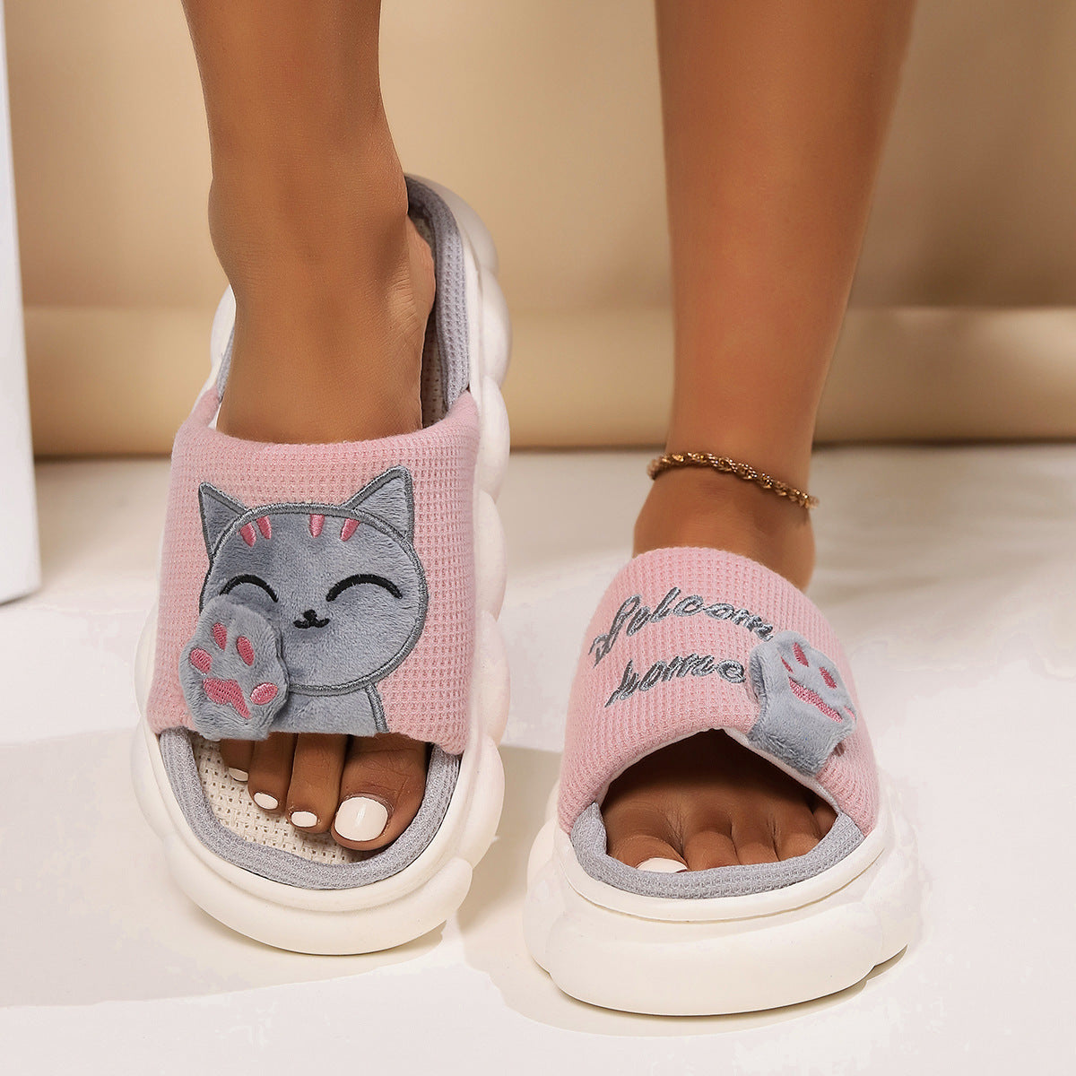 Kitten Plush Home Slippers - view 5