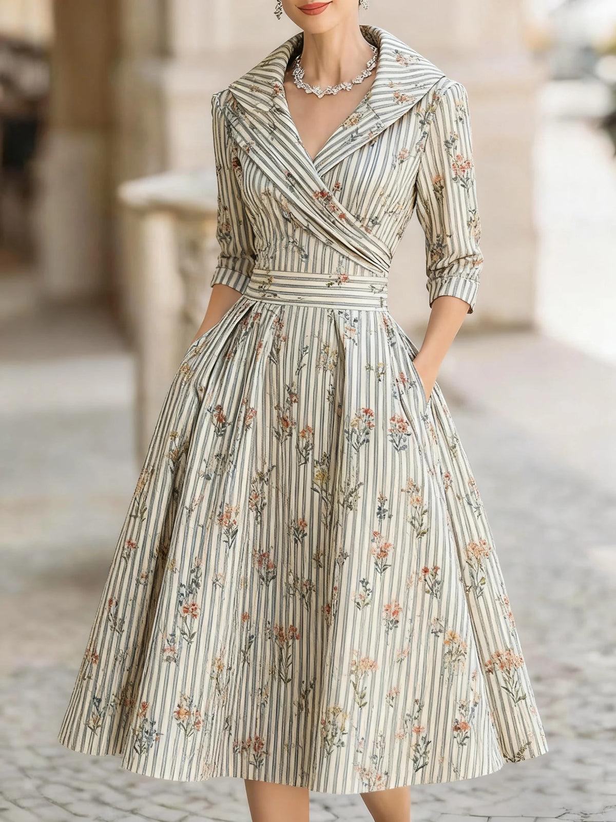 Fitted Long Sleeve Maxi Dress – view 14 of 18