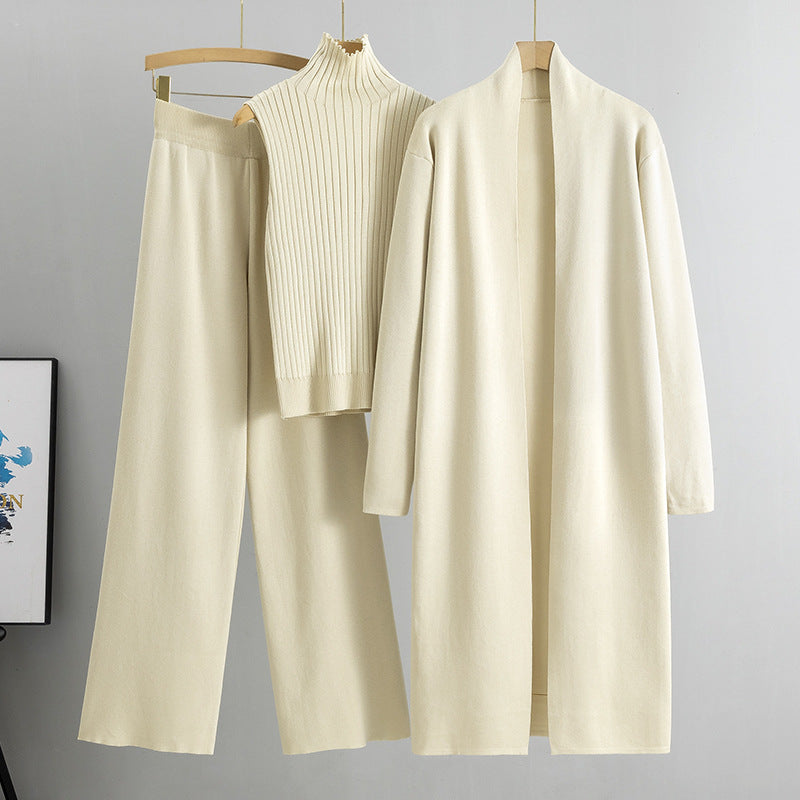 3-Piece Knit Vest, Cardigan & Pants Set – view 8 of 11 | My Dressing Room