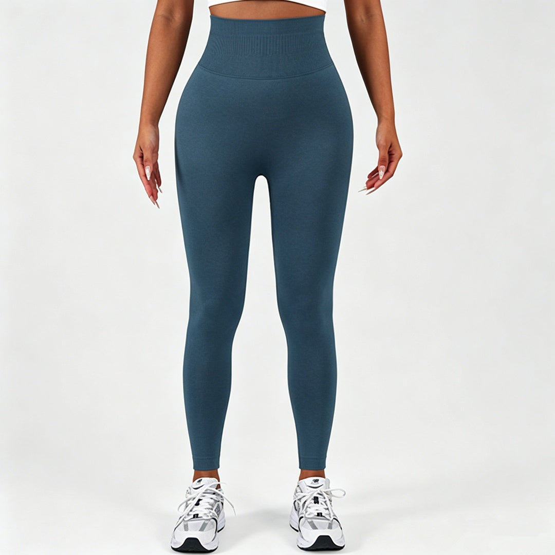 High-Waist Tummy Control Yoga Leggings – view 8 of 9 | My Dressing Room